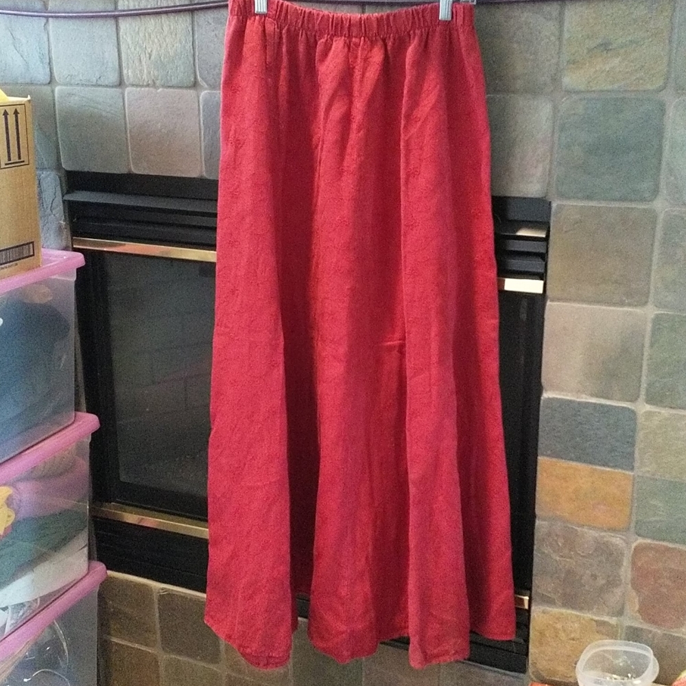 A-Line Linen Skirt